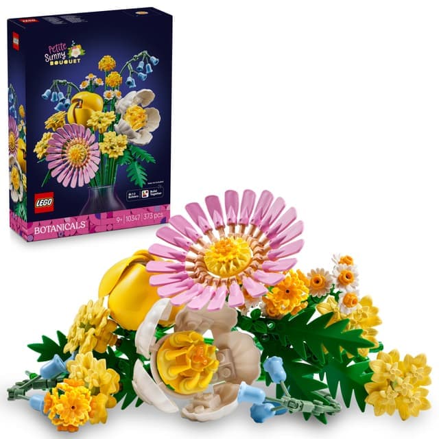 LEGO Botanicals Pieni aurinkoinen kukkakimppu 10347