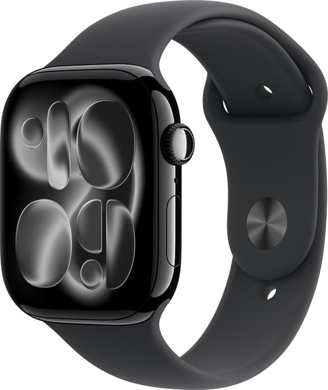 Apple Watch S11 46mm GPS (peilimusta alumiini/musta urheiluran.) M/L