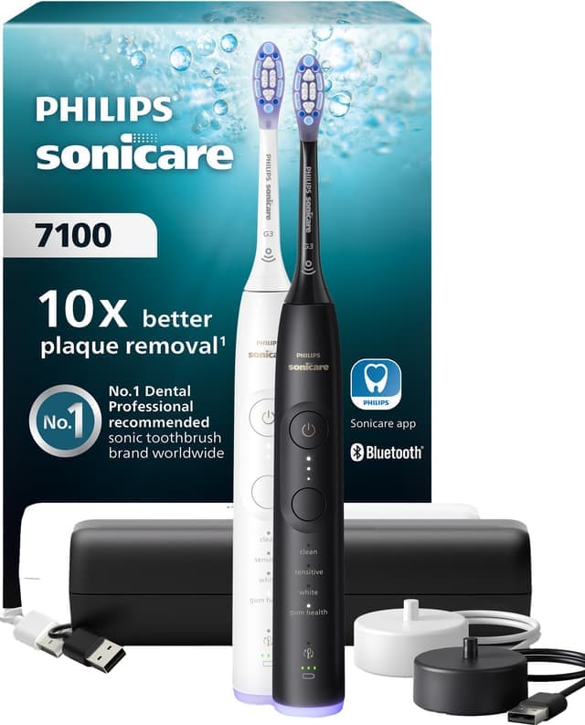 Philips Sonicare Series 7100 sähköhammasharja HX7429/02 (musta/valk.)