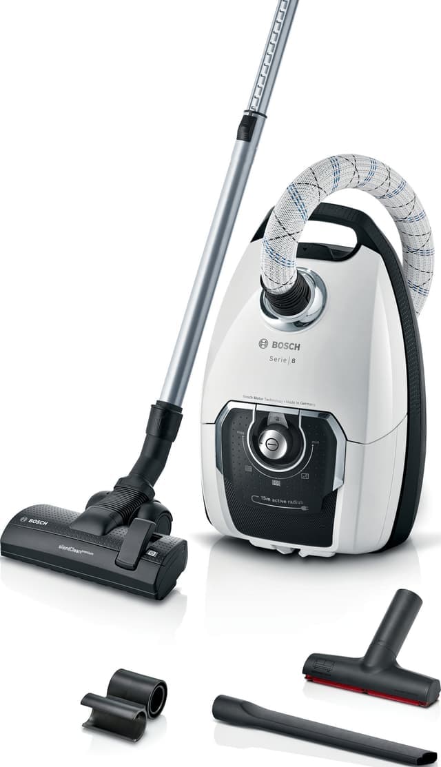 Bosch Series 8 pölypussillinen pölynimuri BGL8WH3