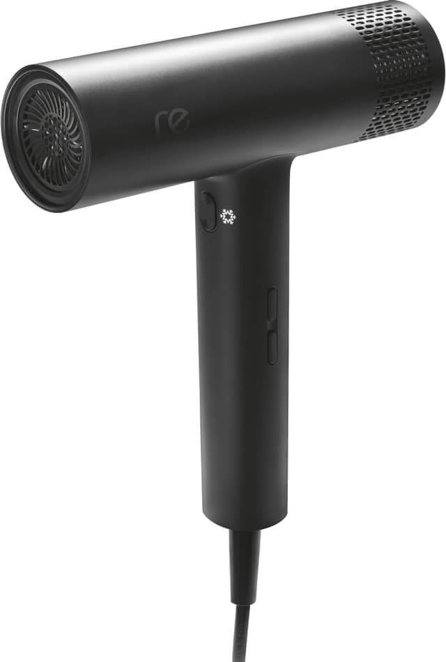 re. Hyperspeed Core hiustenkuivaaja (mattamusta)