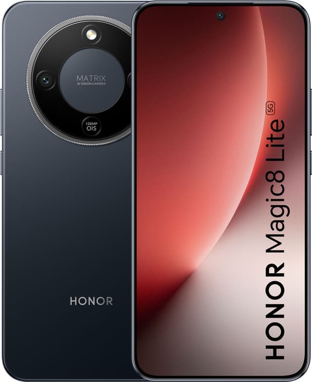 Honor Magic 8 Lite älypuhelin 8/256 GB (musta)