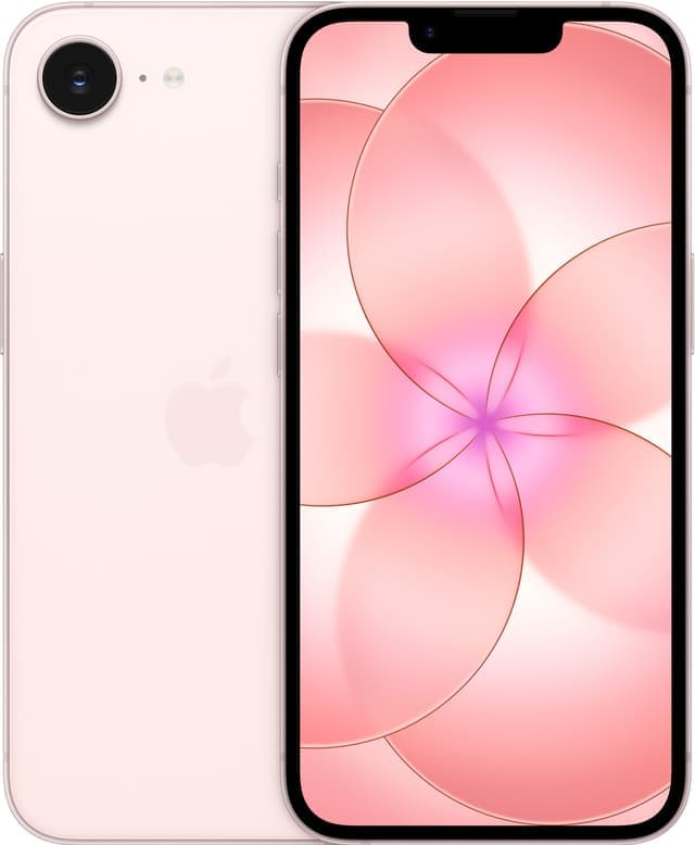 iPhone 17e älypuhelin 256 GB (pehmeänpinkki)