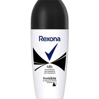 Deo roll-on Rexona 50 ml Invisible Black & White