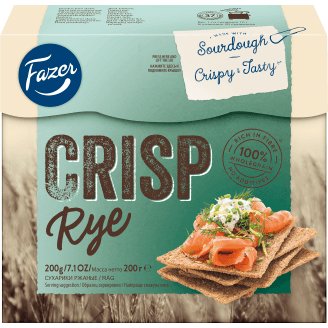 Hapankorppu Fazer 200 g Crisp Rye