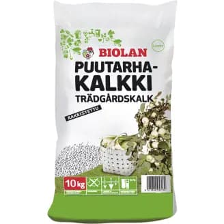 Puutarhakalkki Biolan 10 kg rakeinen