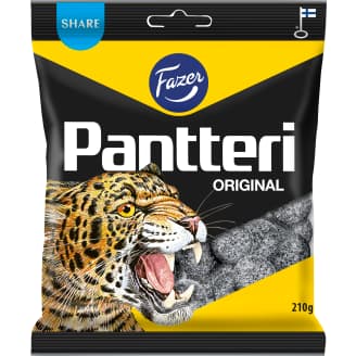 Pantteri Fazer 210 g Original salmiakki