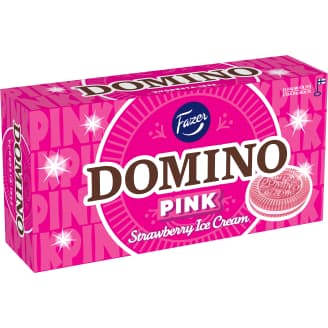Domino-keksi Fazer 350 g Pink