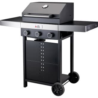 Kaasugrilli BBQ King Basic Series, 3 poltinta, taittuvat sivupöydät