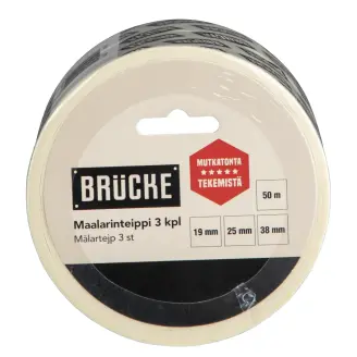 Maalarinteippi 3 kpl 19/25/38 mm x 50 m