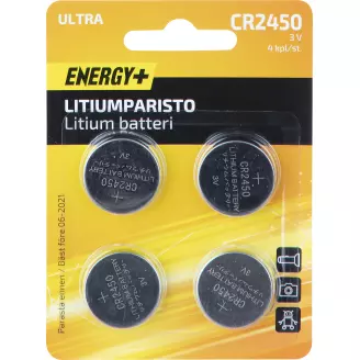 Nappiparisto Ultra, CR2450, 4 kpl