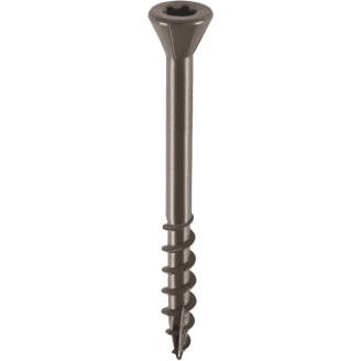 Terassiruuvi Brücke 4,2 x 45 mm, Ruspert, ruskea, 250 kpl