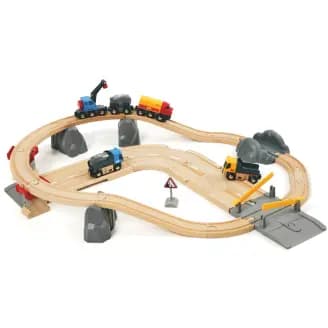 Kivenlastaussetti BRIO Rail & Road