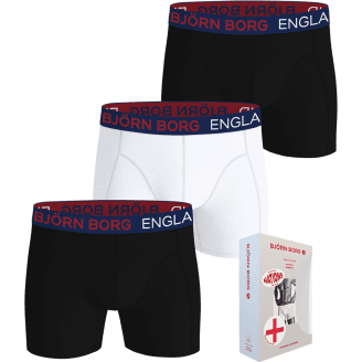 Miesten bokserit Björn Borg Nations Englanti 3-pack