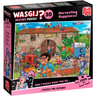 Palapeli Jumbo 1000 palaa Wasgij Destiny 30 Harvesting Happiness!