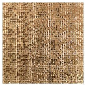 Seinälaatta Metallic by Palazzo Golden Quadra 40 x 40 cm