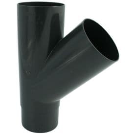Haaraputki 45° Marley DN 105/105 antrasiitti