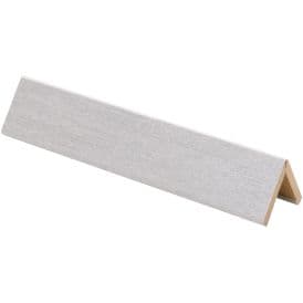 Taitelista Maler ART 4 x 30 x 30 x 2750 mm MDF metalli hopea