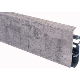 Jalkalista Maler PVC Harmaa Tammi 22 x 75 x 2500 mm