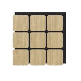 Akustiikkapaneeli Sonido Quadrum vaalea tammi 18 x 585 x 600 mm 4 kpl