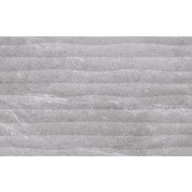 Seinälaatta LPC Alpstone Dalga kaakeli 25 x 40 cm Ash