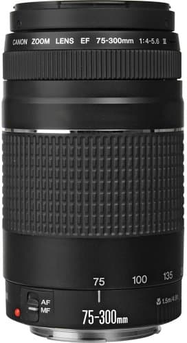 Canon EF DC 75-300mm f/4-5.6 III telezoom-objektiivi