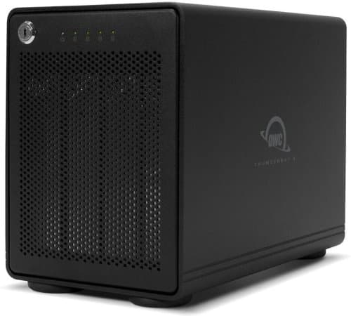 OWC Thunderbay 4 - 4-Drive 3,5" -kotelo, Thunderbolt 3, musta