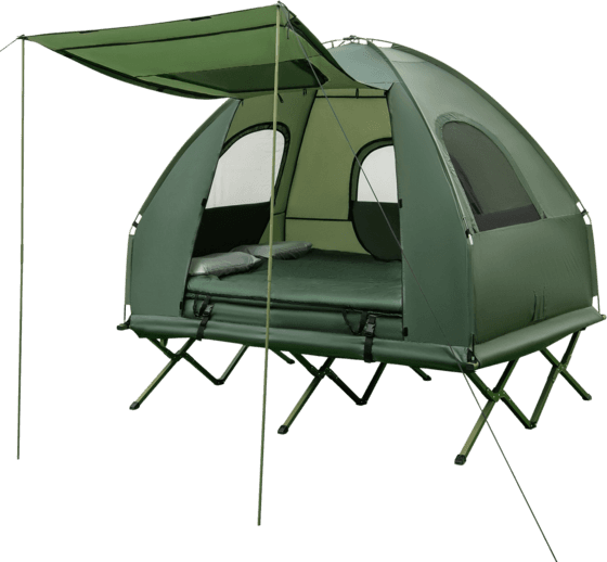 NORTHIX 2-person Camping Tent Cot Set With Air Mattress