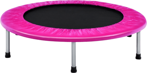 NORTHIX Foldable 97 Cm Pink Trampoline For Kids, 150 Kg Capacity