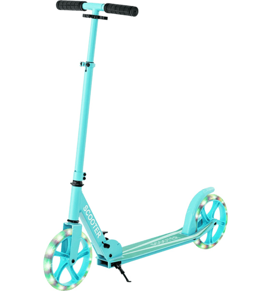 NORTHIX Foldable Scooter With 110kg Capacity, Adjustable Led Wheels