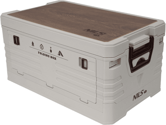 NORTHIX Folding Camping Box With Lid – 2-in-1 Storage Solution