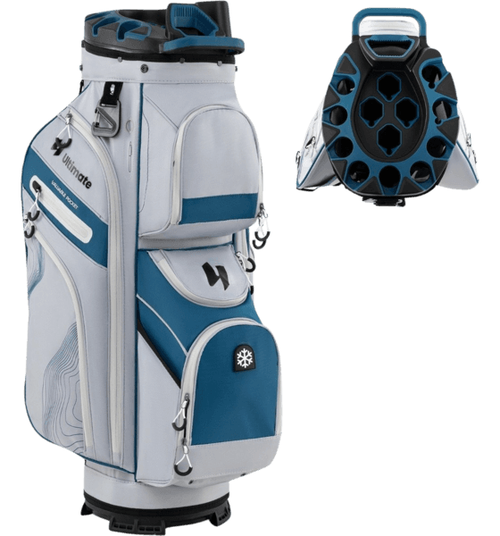 NORTHIX Golf Cart Bag, 14-way Divider, 11 Pockets, Marine Blue