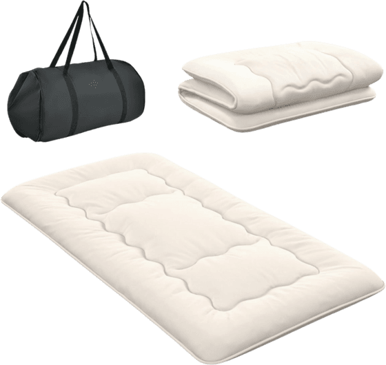 NORTHIX Japanese Futon Mattress, Washable Cover, 200x90x10 Cm