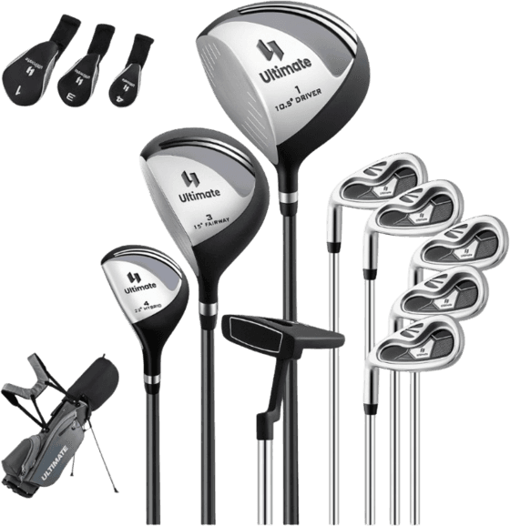 NORTHIX Left-handed Men's Complete Golf Club Set With Bag