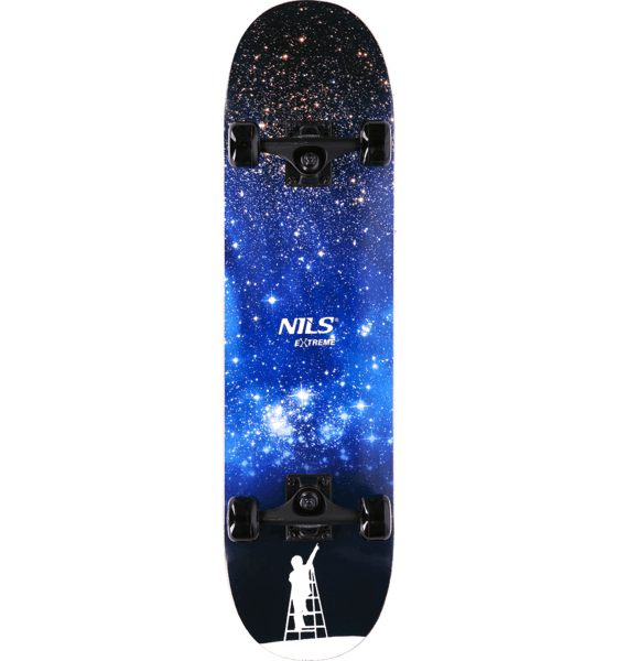 NORTHIX Space Star Skateboard, 31"" Deck, Double Kick