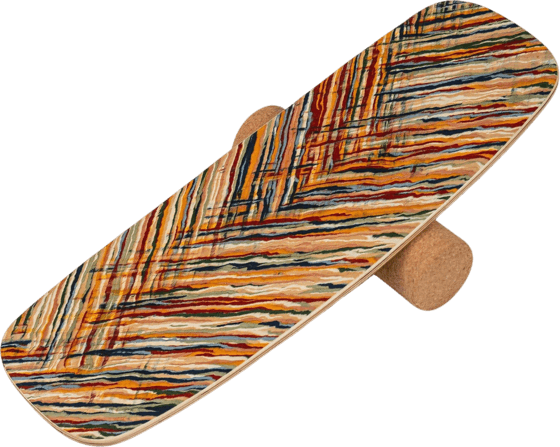 NORTHIX Wood Balance Board Trainer With Cork Roller, 79x28 Cm