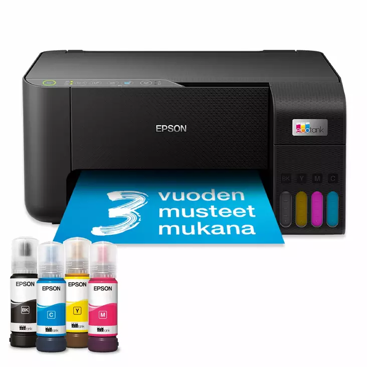 EPSON ECOTANK ET-2862 MUSTESUIHKUTULOSTIN