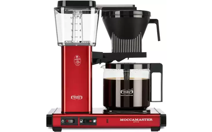 MOCCAMASTER OPTIO KAHVINKEITIN METALLIN PUNAINEN