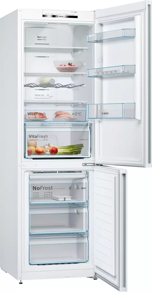 BOSCH KGN36VWED JÄÄKAAPPIPAKASTIN VALKOINEN