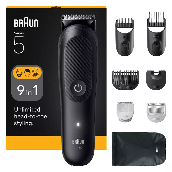 BRAUN AIO5540 9-IN-1 PARTATRIMMERI