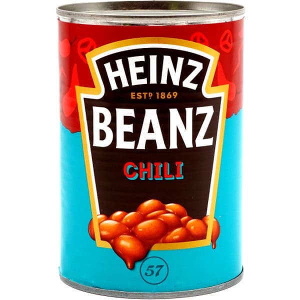 Heinz Chili Beans valkoiset pavut mausteisessa tomaattikastikkeessa 390g