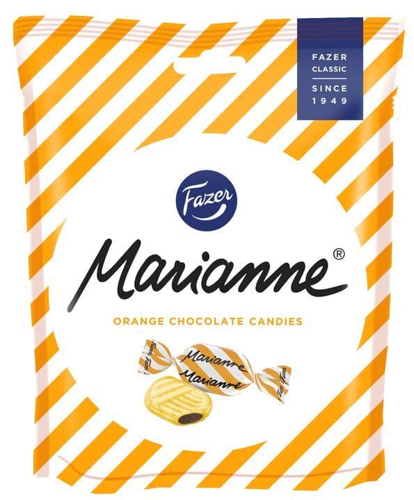 Marianne Appelsiini makeispussi 220g
