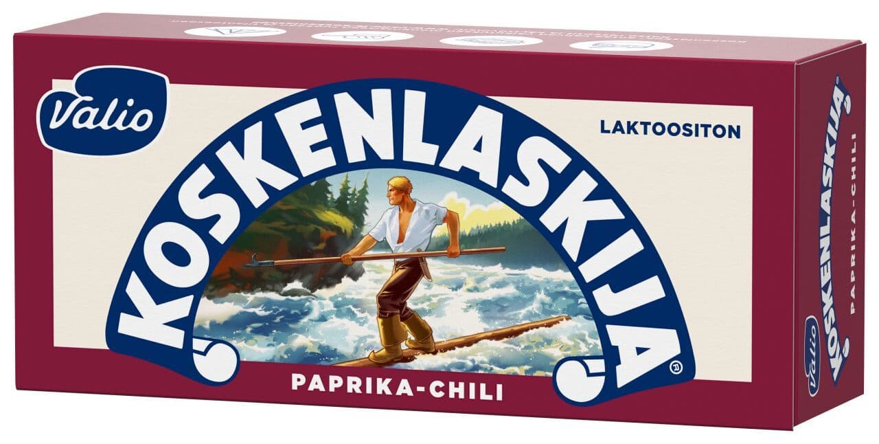 Valio Koskenlaskija® paprika-chili sulatejuusto laktoositon e250 g