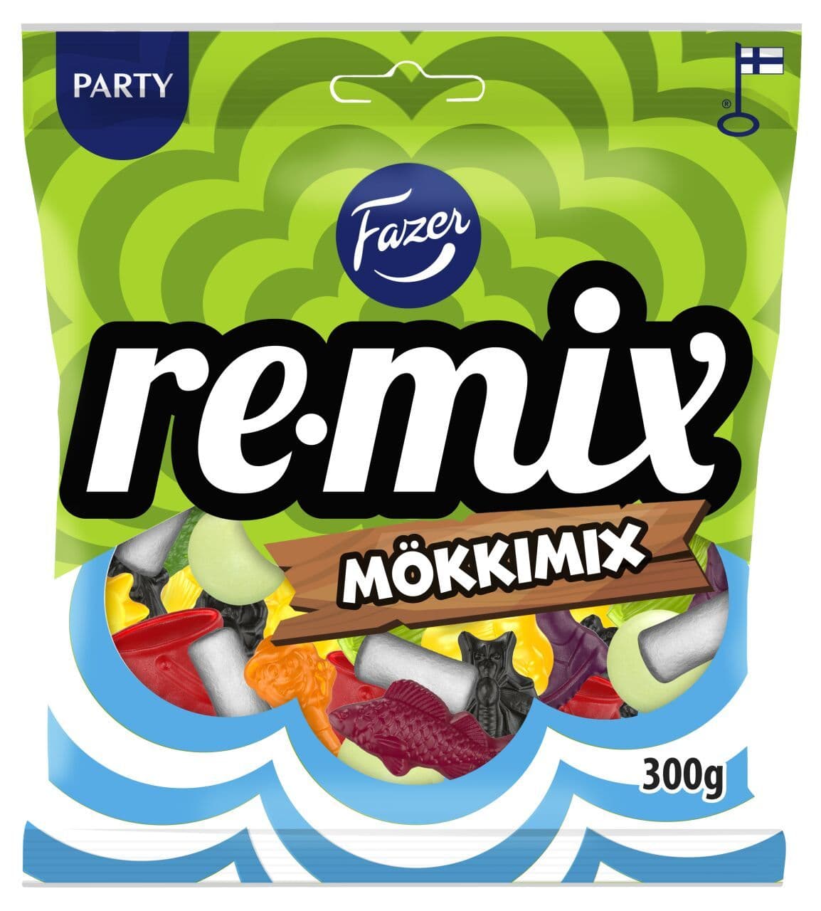 Fazer Remix Mökkimix karkkipussi 300g