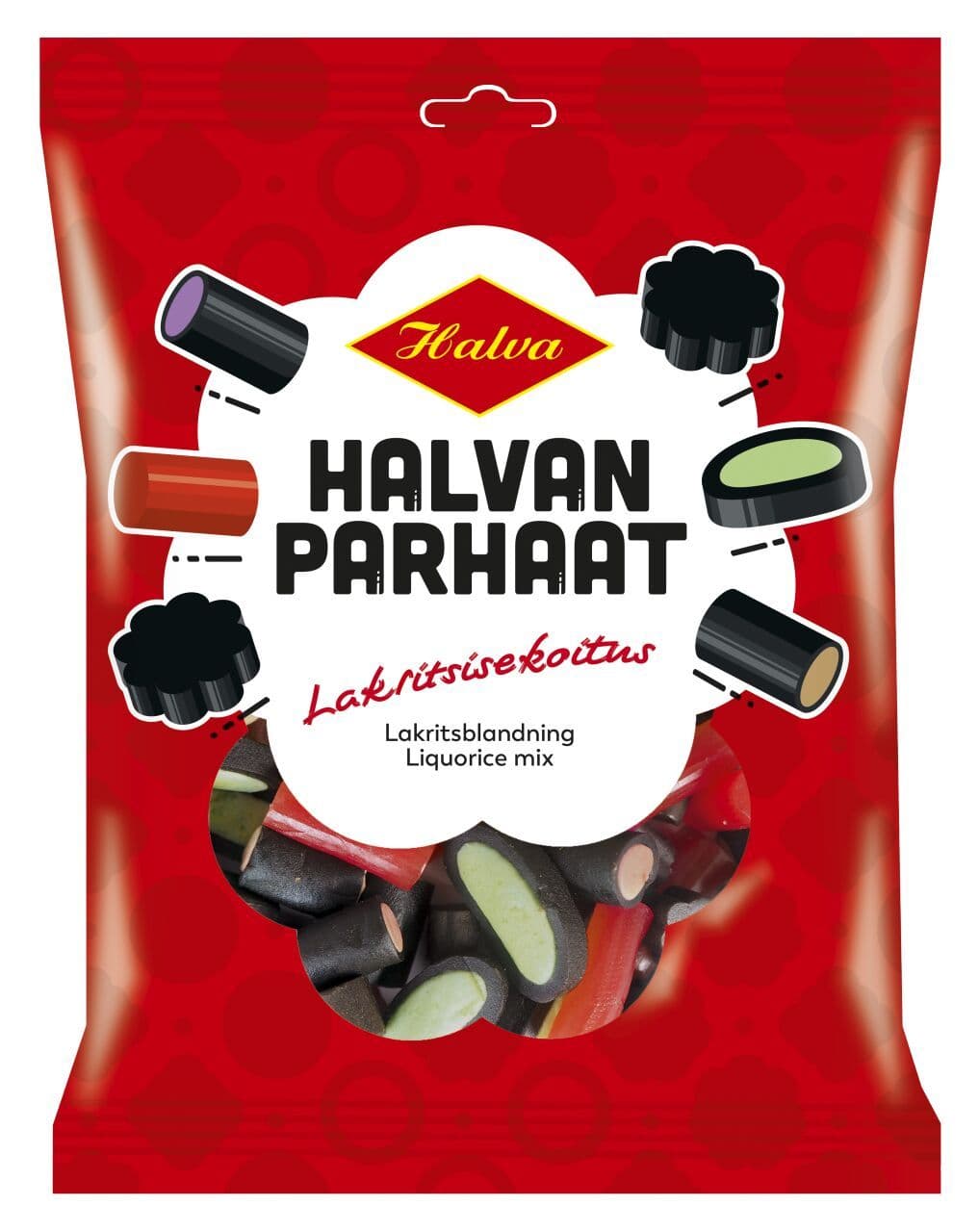 Halvan Parhaat Lakritsisekoitus 350 g