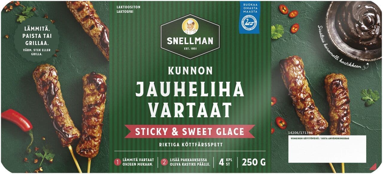 Kunnon jauhelihavartaat sticky & sweet 250g