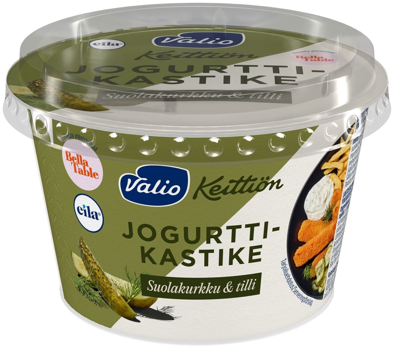 Valio Keittiön jogurttikastike suolakurkku-tilli laktoositon 180 g