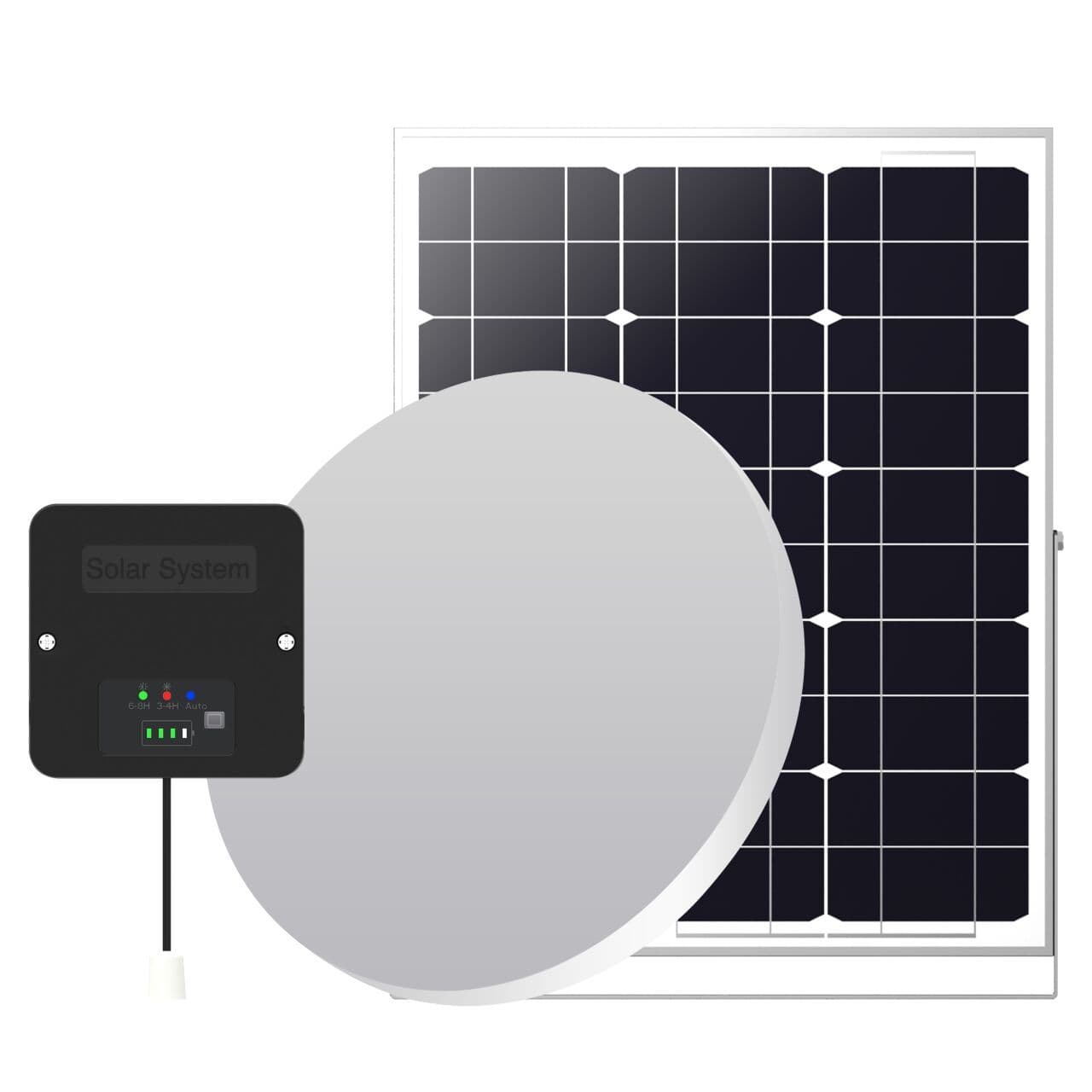 Kattovalaisinsarja Solar Luma Katto 22cm 2-osainen 2x 600lm ohjaus katkaisimella 2x15W