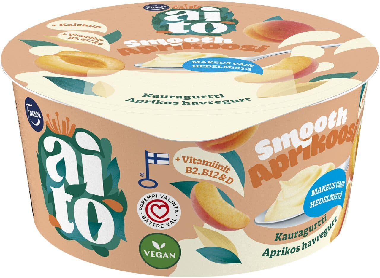 Fazer Aito Kauragurtti Aprikoosi 130 g, makeus hedelmistä