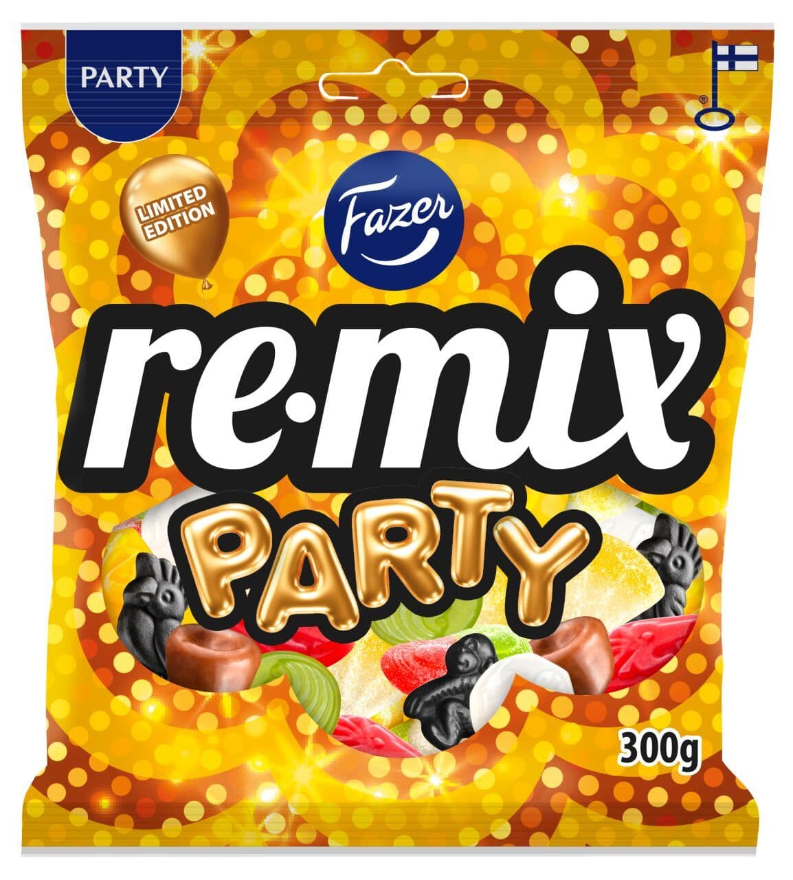 Fazer Remix Party mix karkkipussi 300g